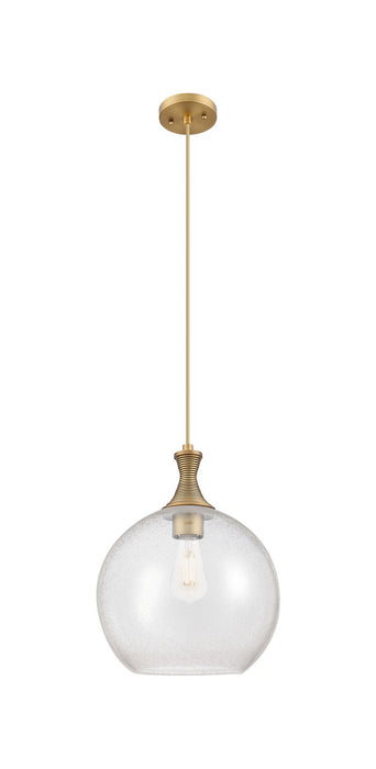 Innovations 415-1P-BB-G124-12 One Light Pendant, Brushed Brass