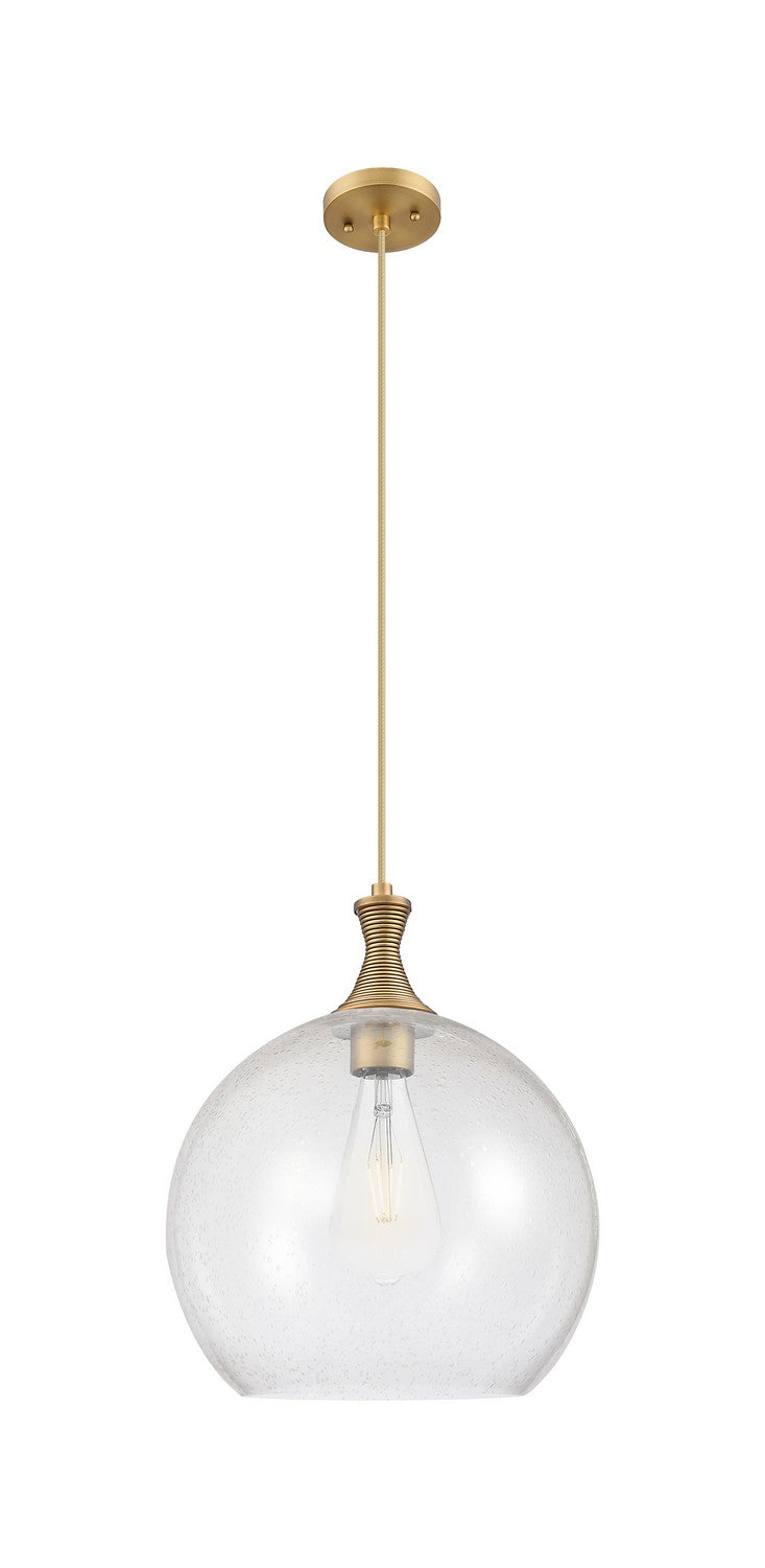 Innovations 415-1P-BB-G124-14 One Light Pendant, Brushed Brass