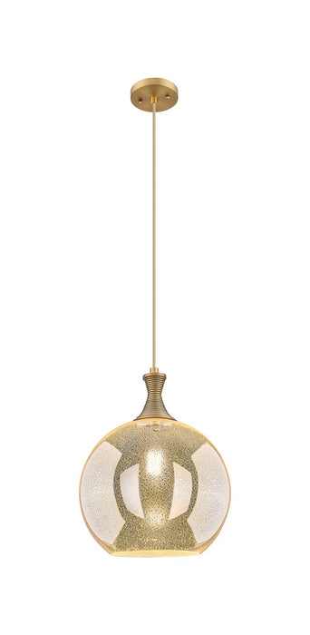 Innovations 415-1P-BB-G128-12 One Light Pendant, Brushed Brass