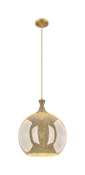 Innovations 415-1P-BB-G128-14 One Light Pendant, Brushed Brass