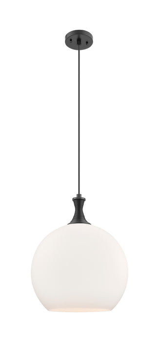 Innovations 415-1P-BK-G121-14 One Light Pendant, Matte Black