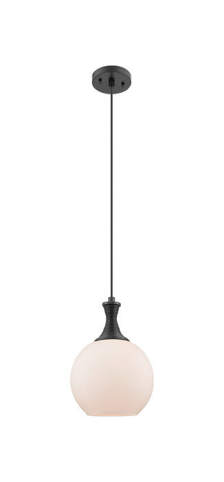 Innovations 415-1P-BK-G121-8 One Light Pendant, Matte Black