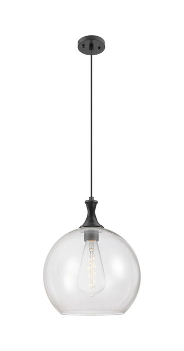 Innovations 415-1P-BK-G122-14 One Light Pendant, Matte Black