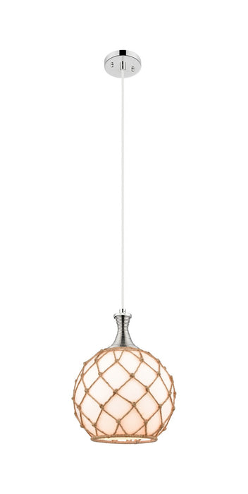 Innovations 415-1P-PN-G121-10RB One Light Pendant, Polished Nickel