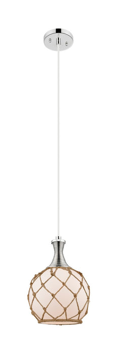 Innovations 415-1P-PN-G121-8RB One Light Pendant, Polished Nickel