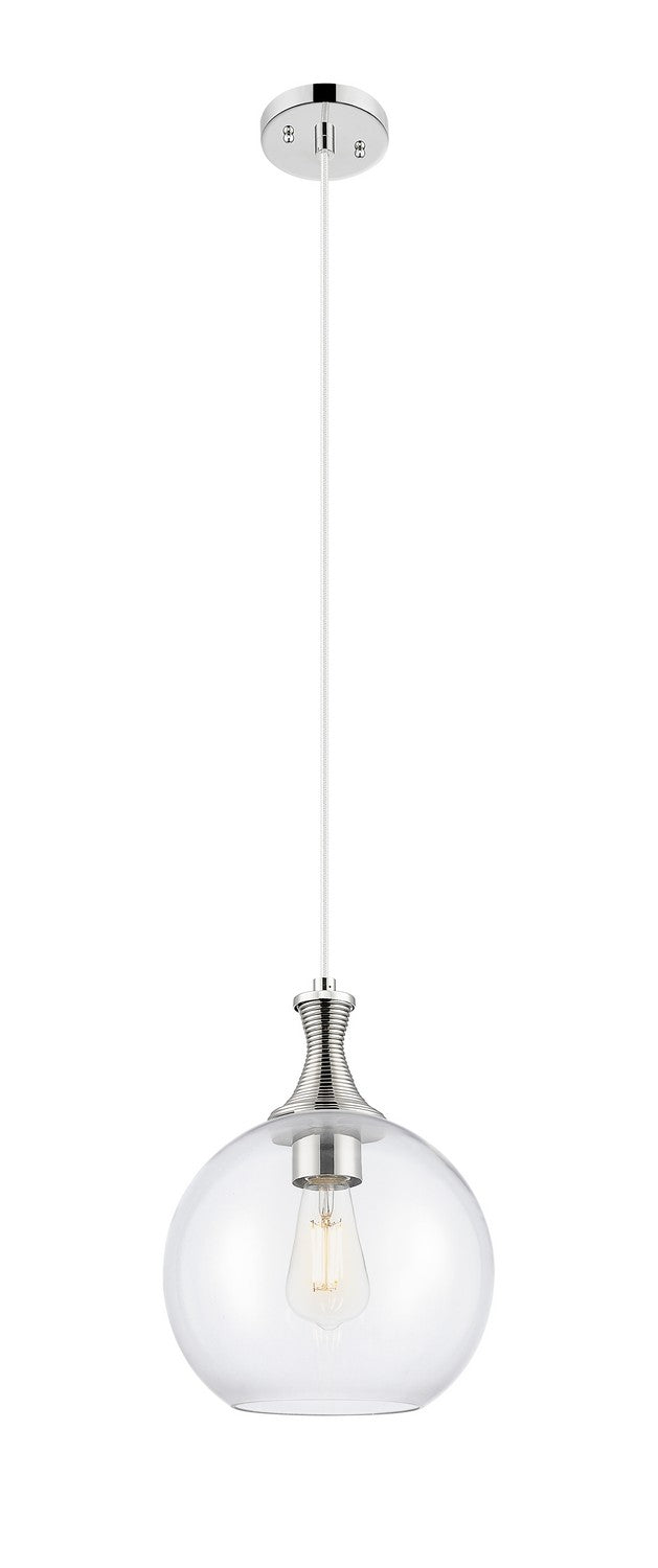 Innovations 415-1P-PN-G122-10 One Light Pendant, Polished Nickel