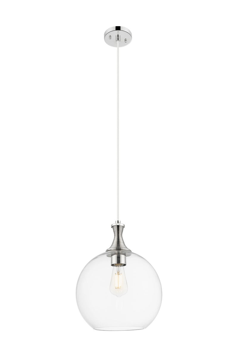 Innovations 415-1P-PN-G122-12 One Light Pendant, Polished Nickel
