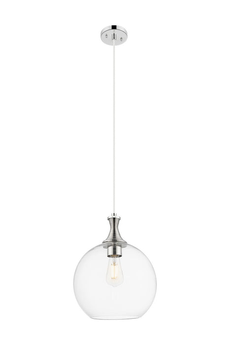 Innovations 415-1P-PN-G122-12 One Light Pendant, Polished Nickel