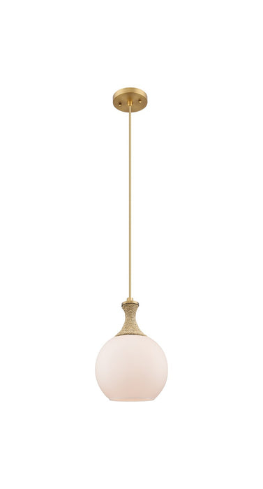 Innovations 415-1PR-BB-G121-8 One Light Pendant, Brushed Brass