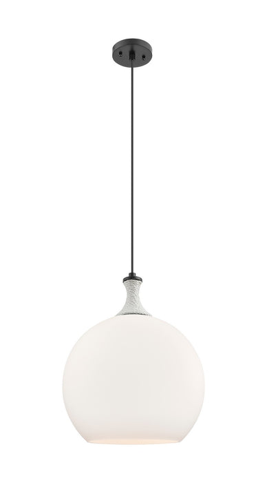 Innovations 415-1PR-BK-G121-14 One Light Pendant, Matte Black