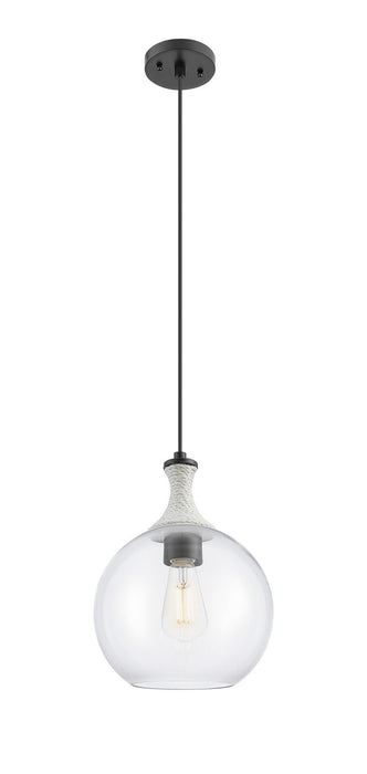 Innovations 415-1PR-BK-G122-10 One Light Pendant, Matte Black