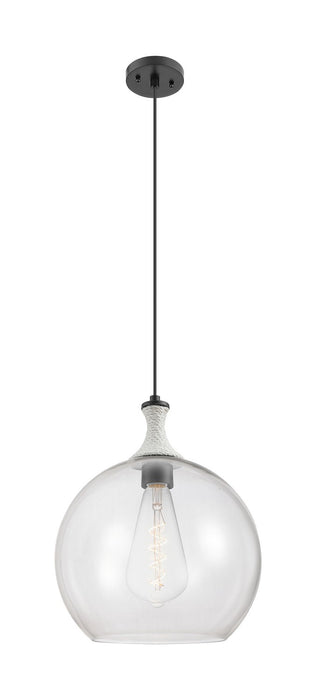 Innovations 415-1PR-BK-G122-14 One Light Pendant, Matte Black