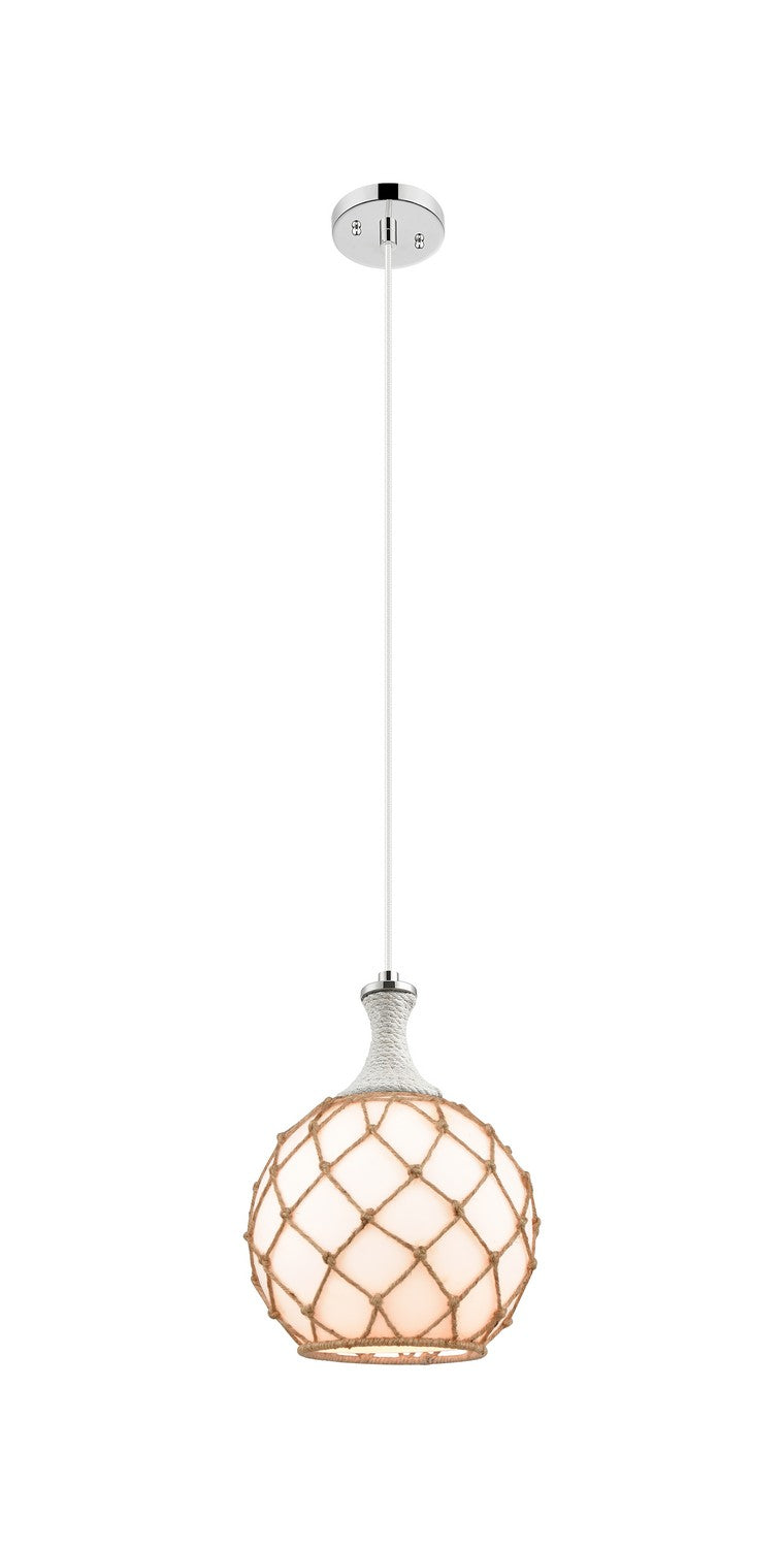 Innovations 415-1PR-PN-G121-10RB One Light Pendant, Polished Nickel