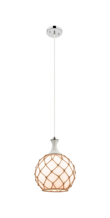 Innovations 415-1PR-PN-G121-10RB One Light Pendant, Polished Nickel