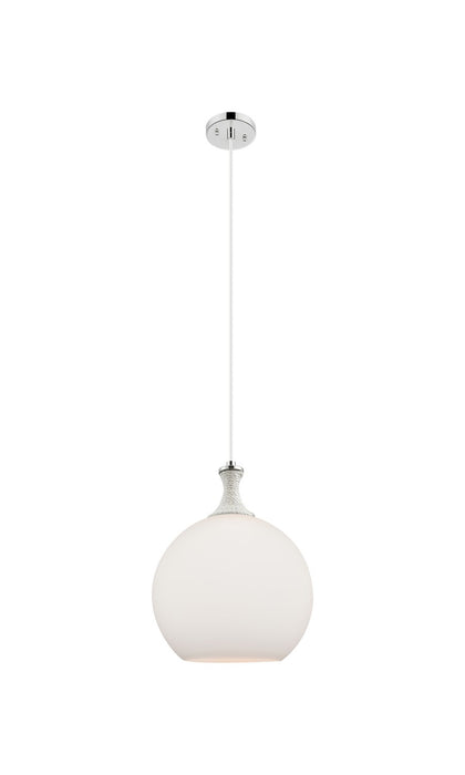 Innovations 415-1PR-PN-G121-12 One Light Pendant, Polished Nickel