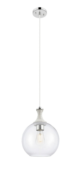Innovations 415-1PR-PN-G122-10 One Light Pendant, Polished Nickel