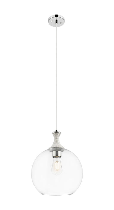 Innovations 415-1PR-PN-G122-12 One Light Pendant, Polished Nickel