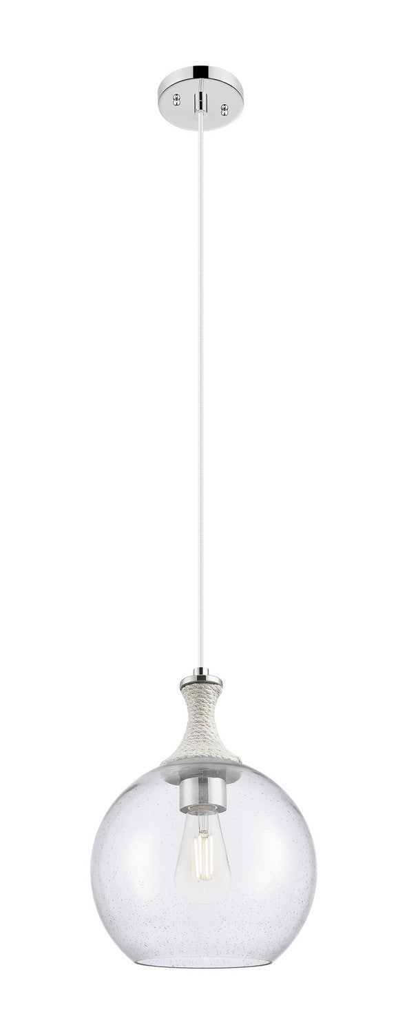 Innovations 415-1PR-PN-G124-10 One Light Pendant, Polished Nickel
