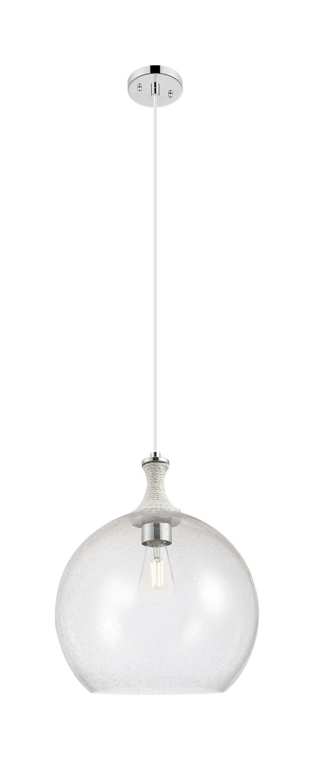 Innovations 415-1PR-PN-G124-14 One Light Pendant, Polished Nickel