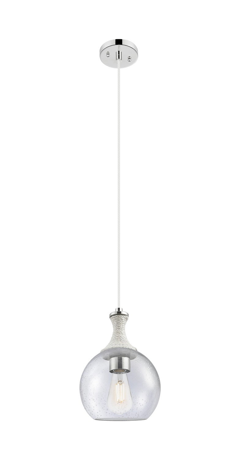 Innovations 415-1PR-PN-G124-8 One Light Pendant, Polished Nickel