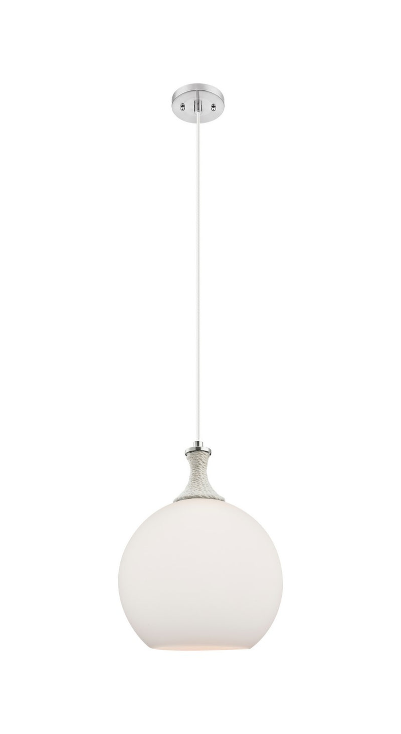 Innovations 415-1PR-SN-G121-12 One Light Pendant, Brushed Satin Nickel
