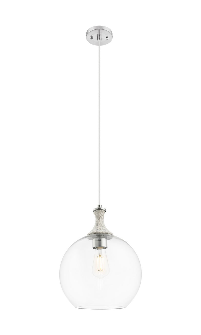 Innovations 415-1PR-SN-G122-12 One Light Pendant, Brushed Satin Nickel