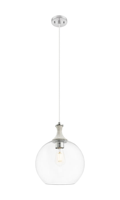Innovations 415-1PR-SN-G122-12 One Light Pendant, Brushed Satin Nickel
