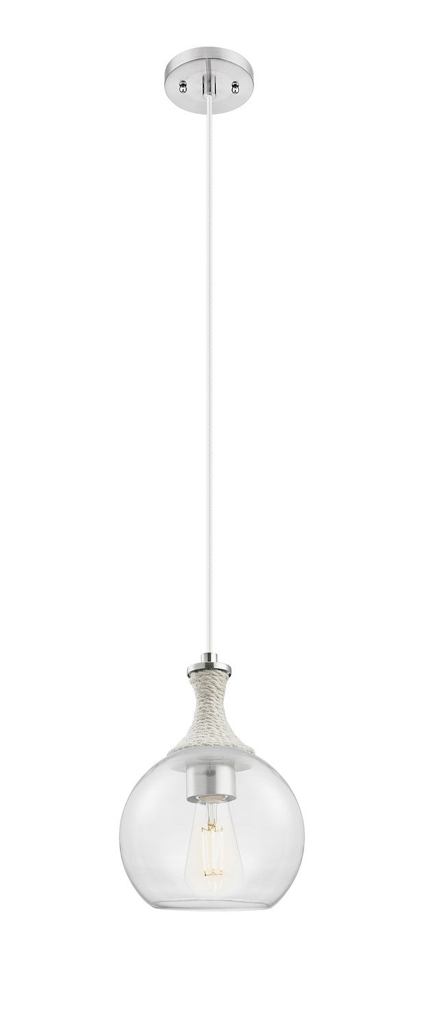 Innovations 415-1PR-SN-G122-8 One Light Pendant, Brushed Satin Nickel