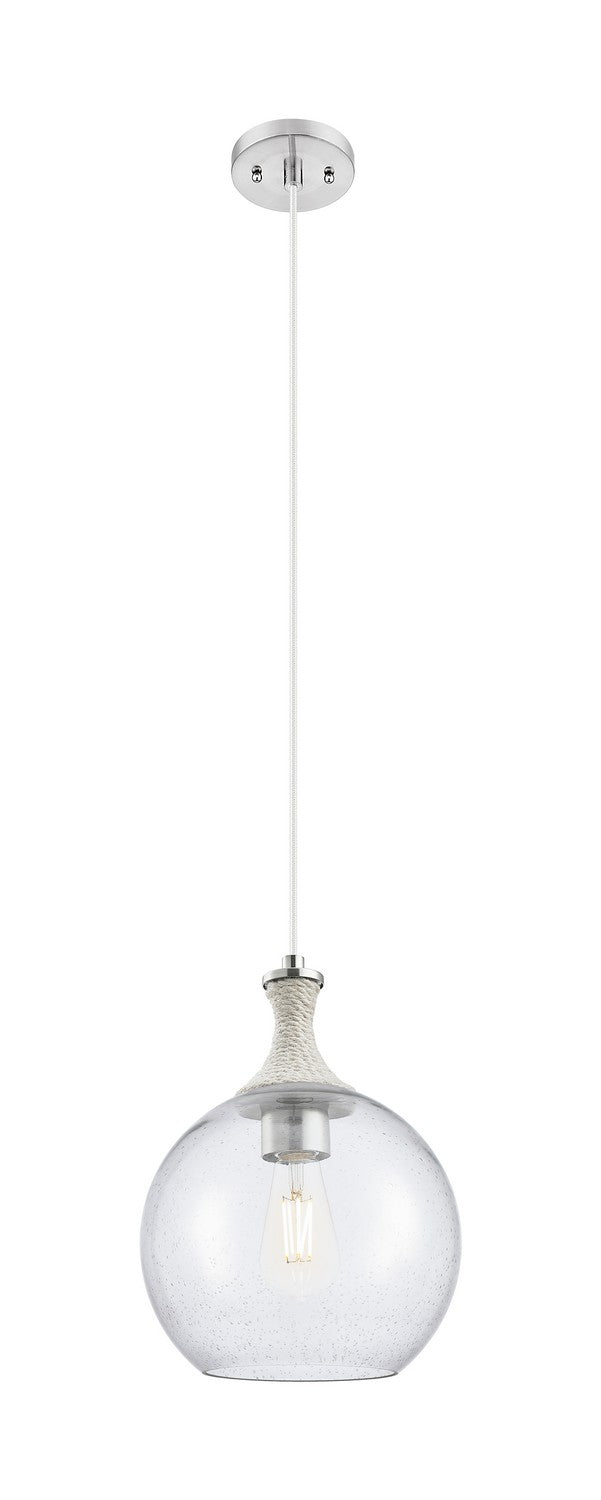 Innovations 415-1PR-SN-G124-10 One Light Pendant, Brushed Satin Nickel