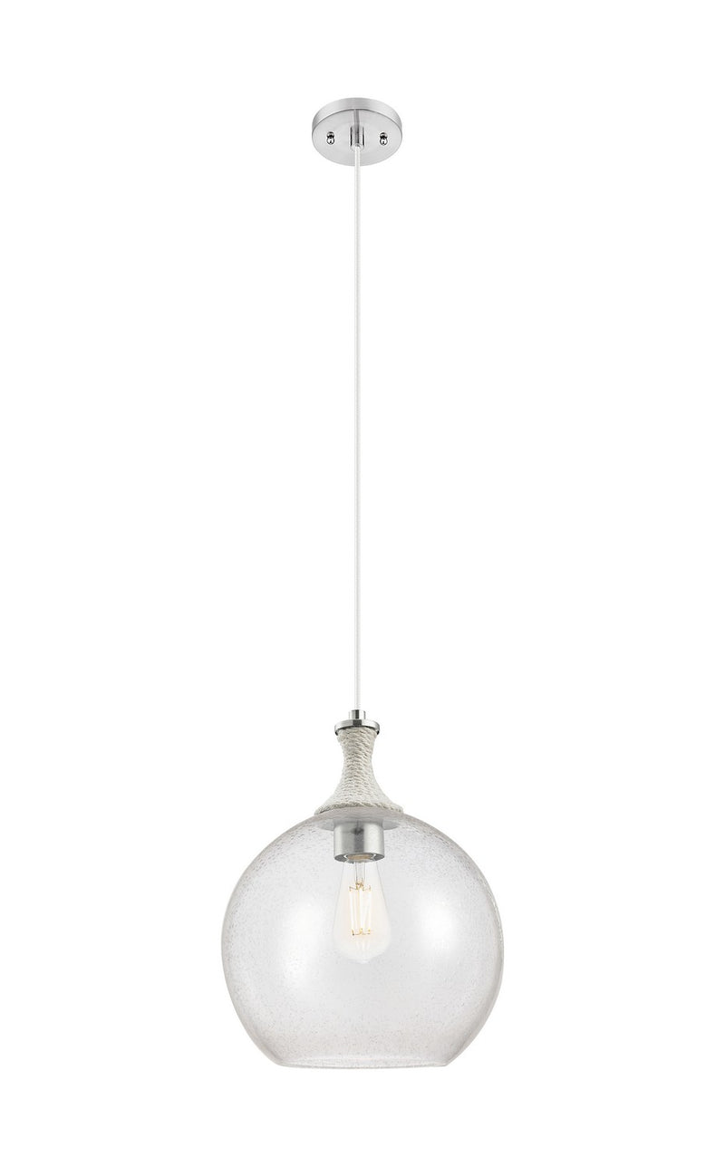Innovations 415-1PR-SN-G124-12 One Light Pendant, Brushed Satin Nickel