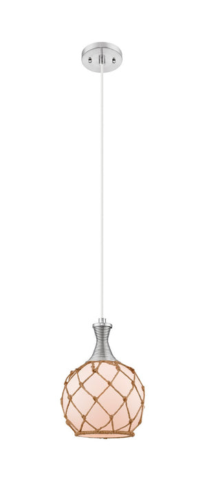 Innovations 415-1P-SN-G121-8RB One Light Pendant, Brushed Satin Nickel
