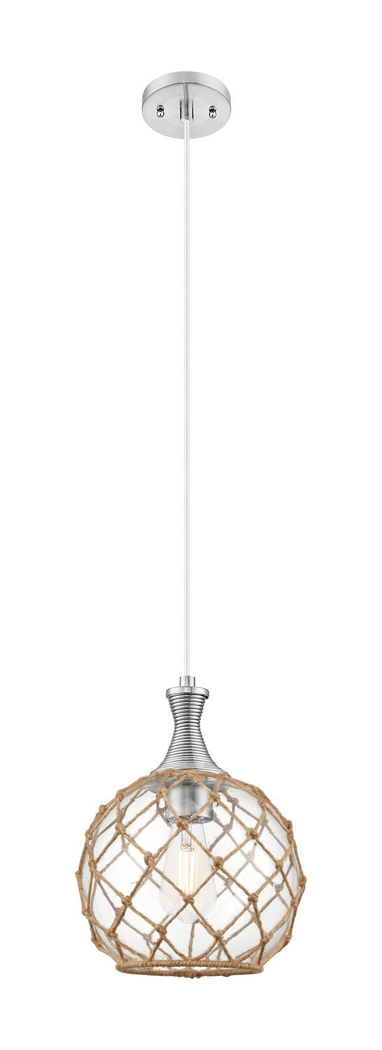Innovations 415-1P-SN-G122-10RB One Light Pendant, Brushed Satin Nickel