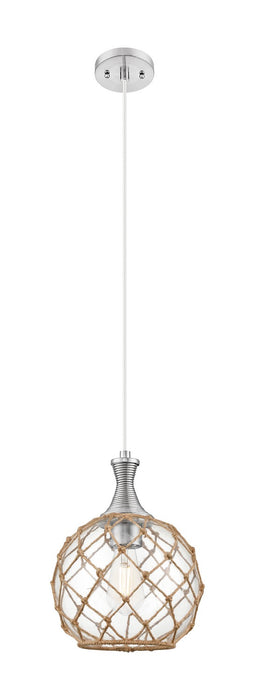 Innovations 415-1P-SN-G122-10RB One Light Pendant, Brushed Satin Nickel