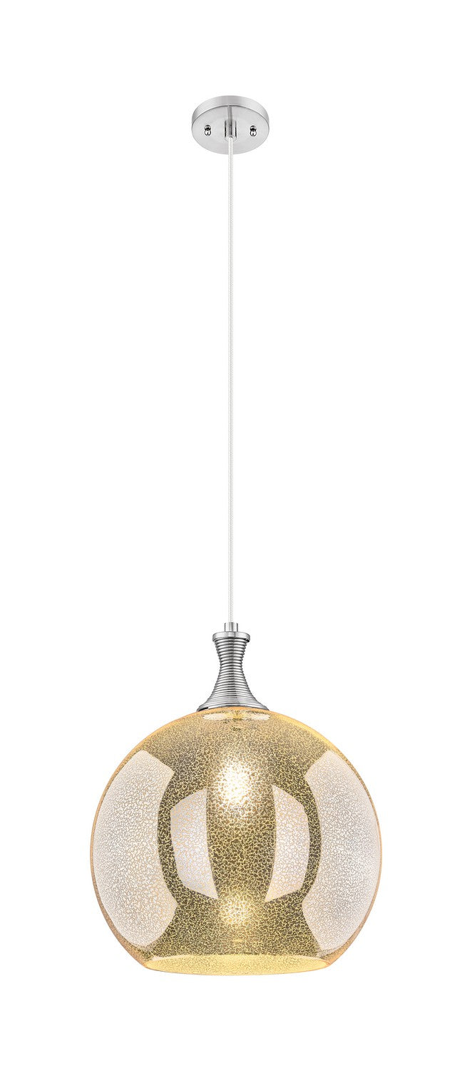 Innovations 415-1P-SN-G128-14 One Light Pendant, Brushed Satin Nickel