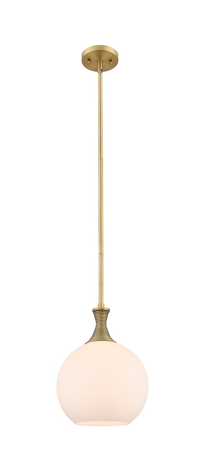 Innovations 415-1S-BB-G121-10 One Light Pendant, Brushed Brass