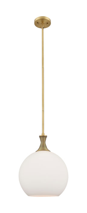 Innovations 415-1S-BB-G121-12 One Light Pendant, Brushed Brass