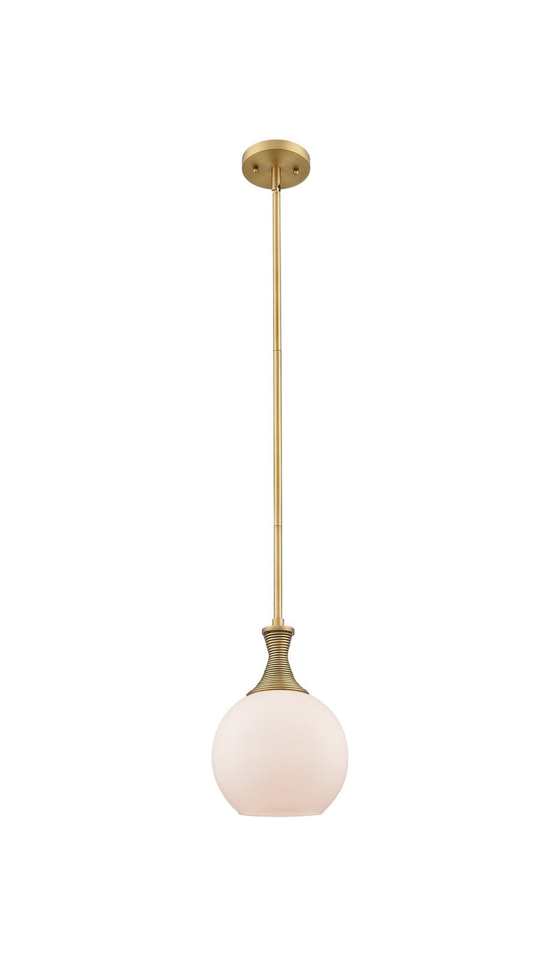 Innovations 415-1S-BB-G121-8 One Light Pendant, Brushed Brass