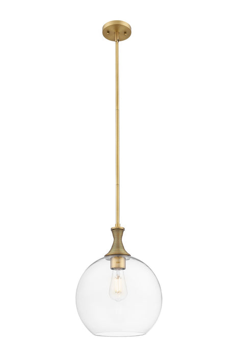 Innovations 415-1S-BB-G122-12 One Light Pendant, Brushed Brass
