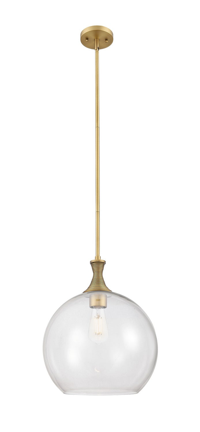 Innovations 415-1S-BB-G122-14 One Light Pendant, Brushed Brass