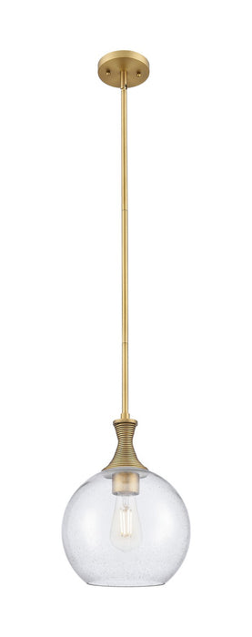 Innovations 415-1S-BB-G124-10 One Light Pendant, Brushed Brass