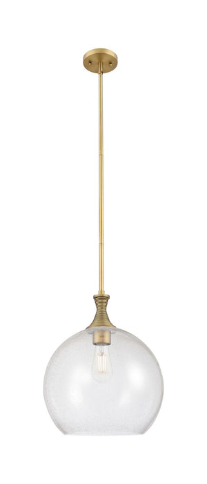 Innovations 415-1S-BB-G124-14 One Light Pendant, Brushed Brass