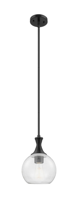 Innovations 415-1S-BK-G122-8 One Light Pendant, Matte Black