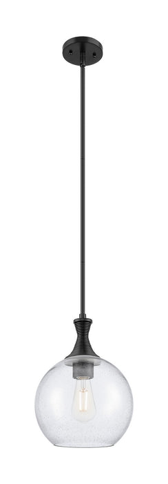 Innovations 415-1S-BK-G124-10 One Light Pendant, Matte Black