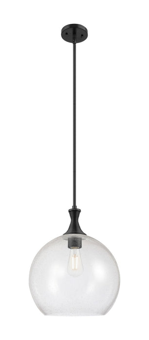 Innovations 415-1S-BK-G124-14 One Light Pendant, Matte Black