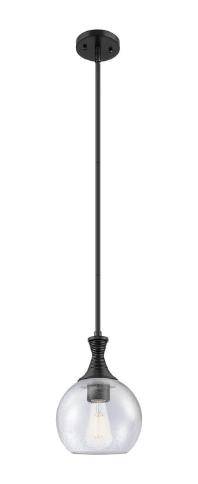 Innovations 415-1S-BK-G124-8 One Light Pendant, Matte Black