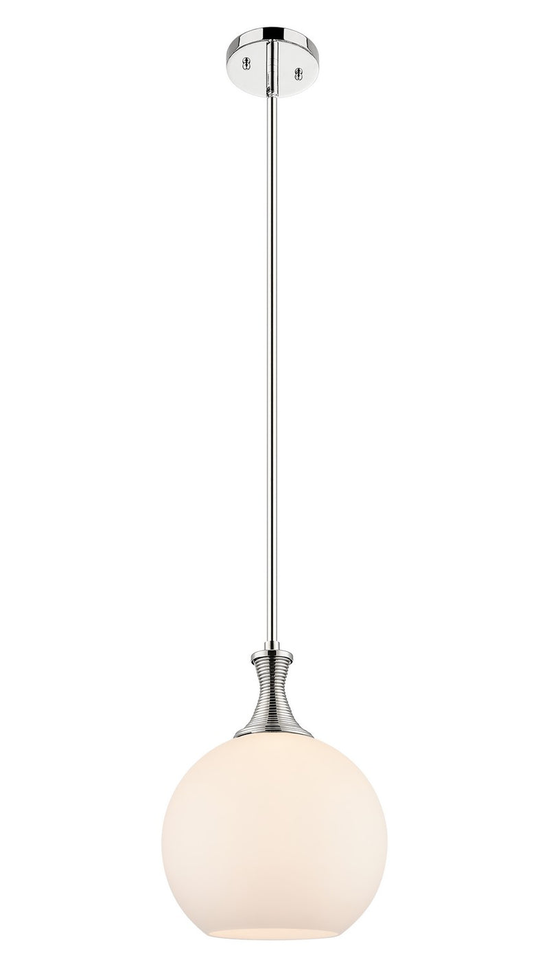 Innovations 415-1S-PN-G121-10 One Light Pendant, Polished Nickel
