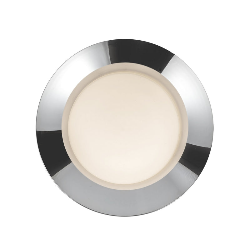 Kuzco Lighting WS77909-CH/OP LED Wall Sconce, Chrome/Opal Glass
