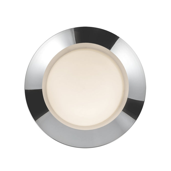 Kuzco Lighting WS77909-CH/OP LED Wall Sconce, Chrome/Opal Glass