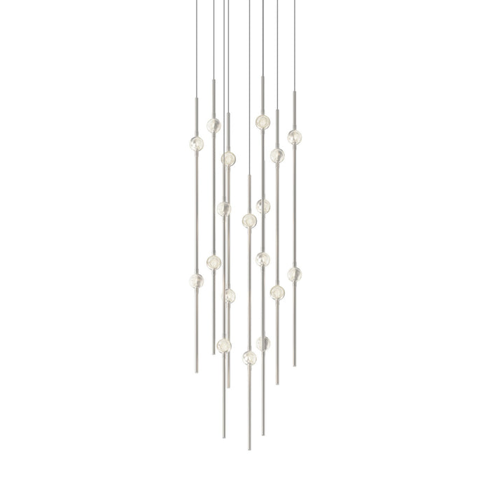 Sonneman 2012.13C-27 LED Pendant, Satin Nickel