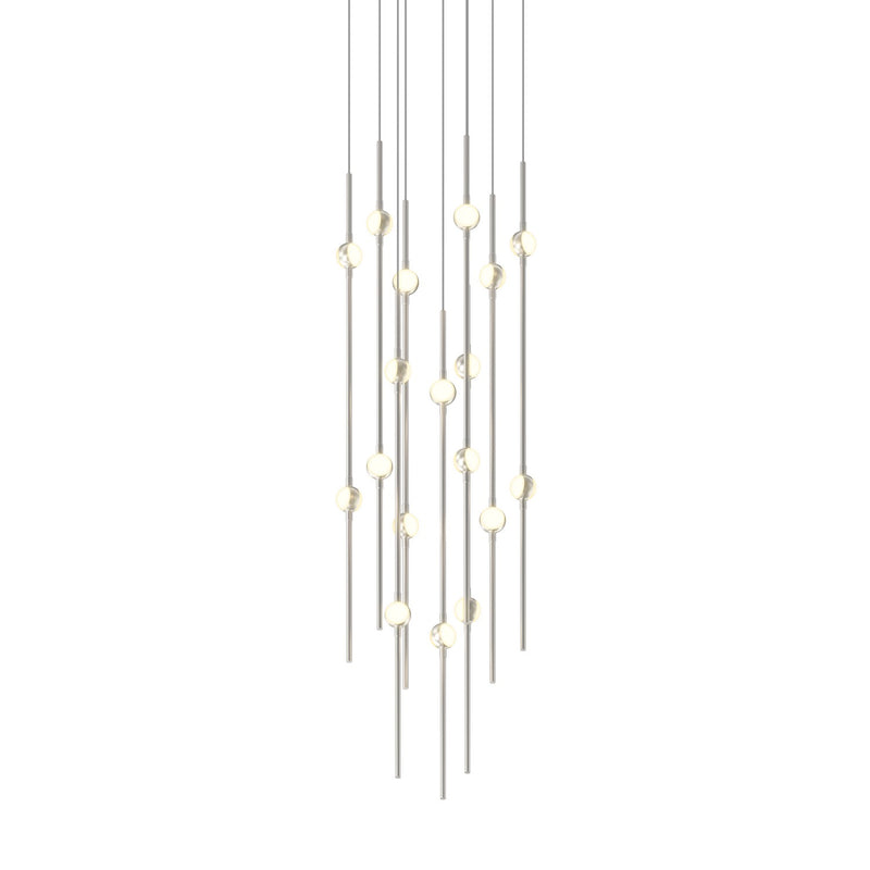 Sonneman 2012.13W LED Pendant, Satin Nickel